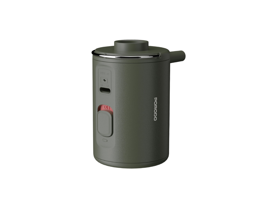 Porodo Lifestyle Nano Portable Electric Pump - Green | Fast Inflation Porodo Lifestyle Nano Portable Electric Pump - Green | Fast Inflation